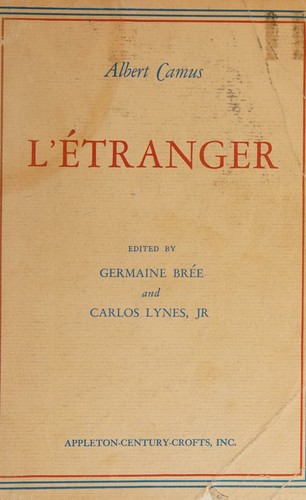 L'étranger (1955, Appleton-Century-Crofts)